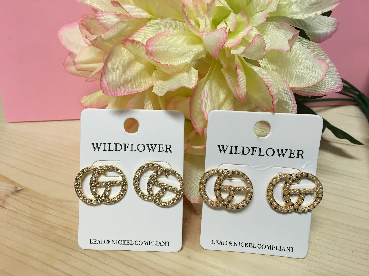 Small CG Studded Earrings