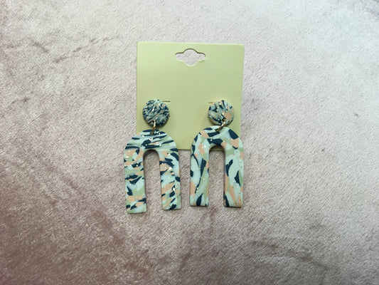 Clay Rainbow Earrings