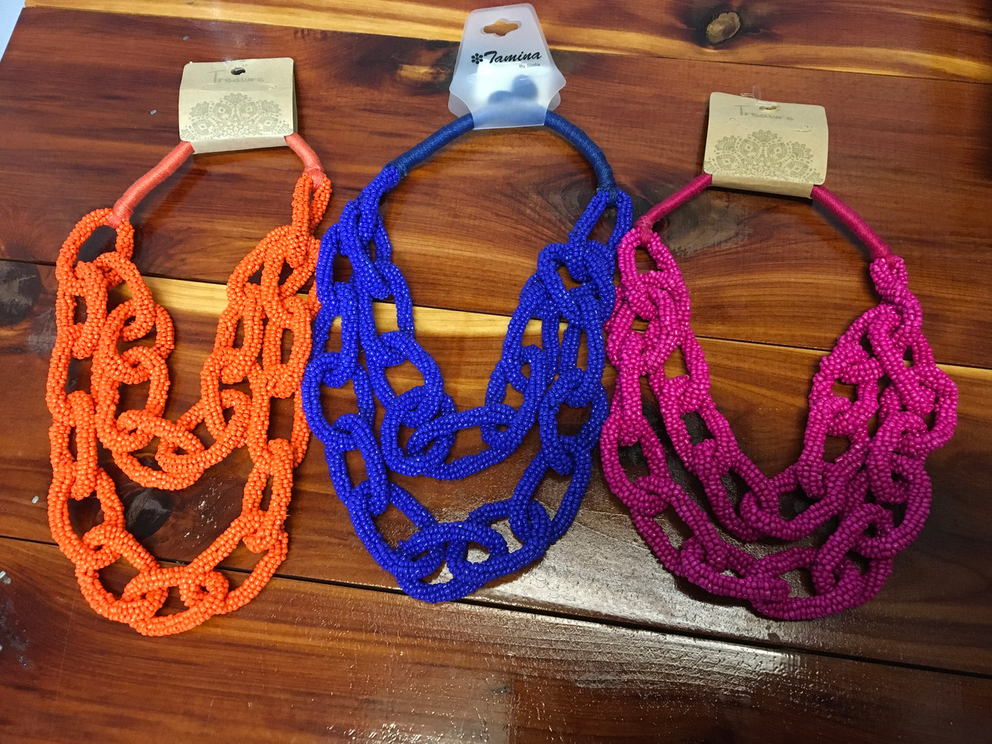 Adjustable Bead Chain Necklace