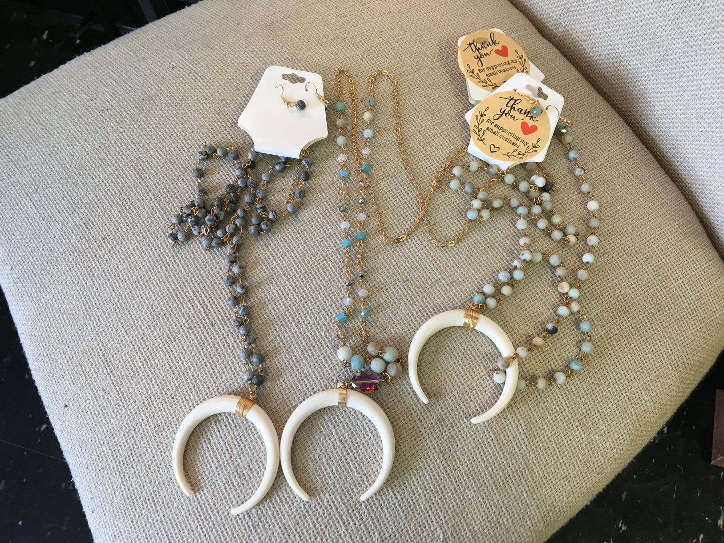 Squash Blossom Horn Necklace