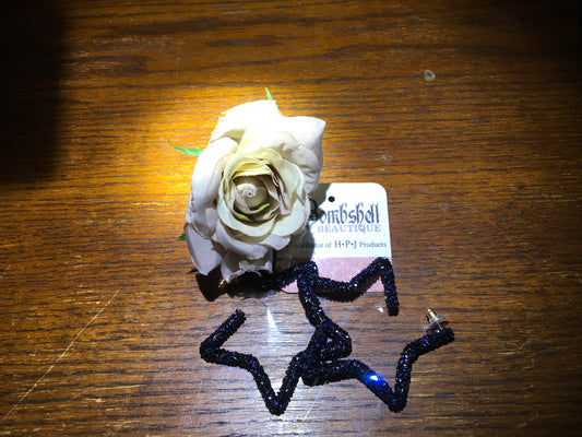 Shooting Star Glitter Hoops