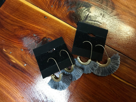 Grey goodness earrings