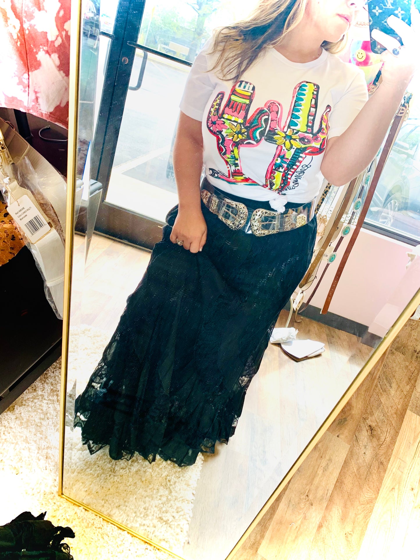 All Laced Up Maxi Skirt