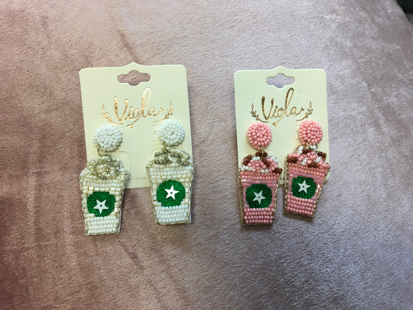 CBead C cupEarrings