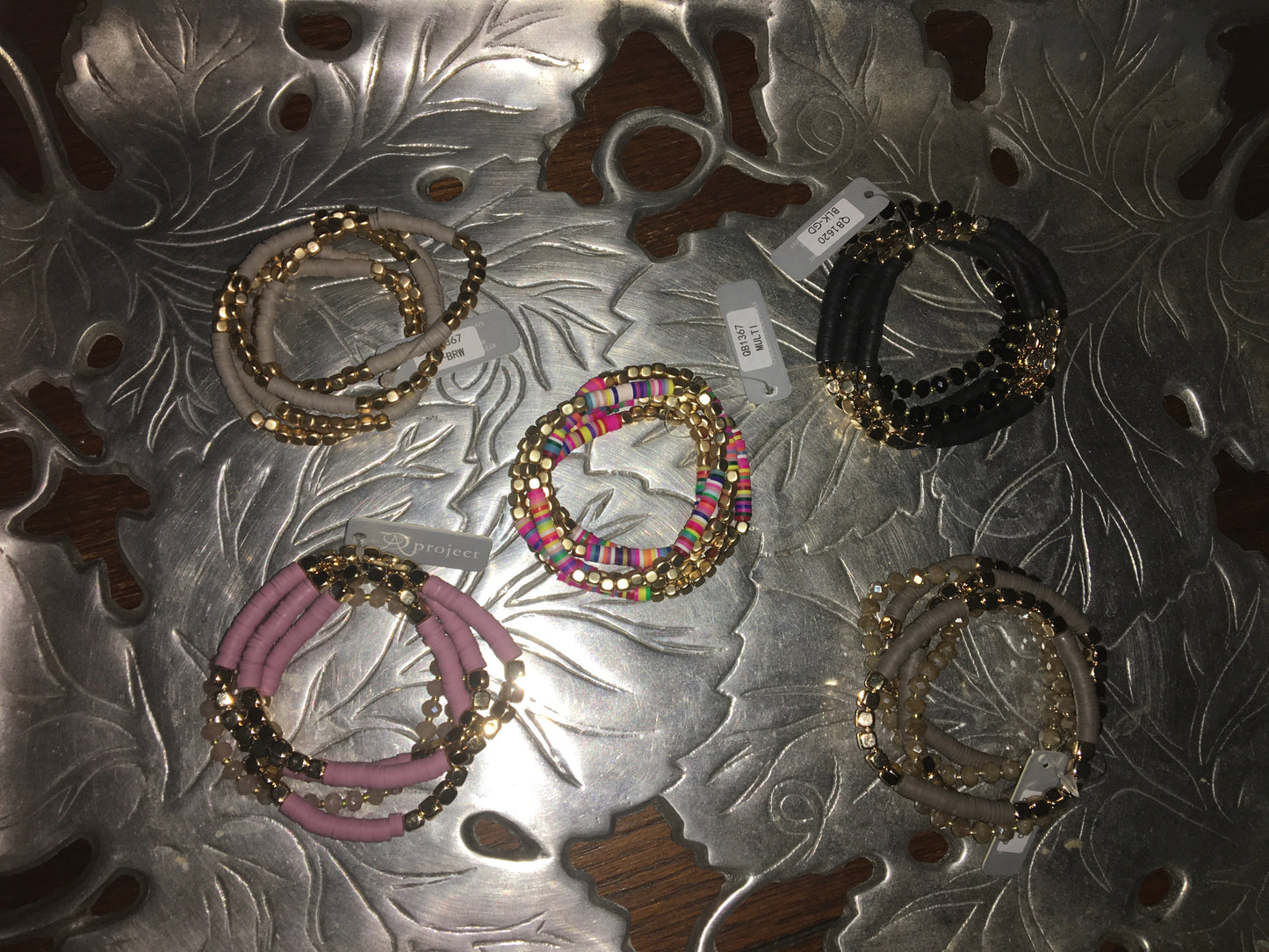 Heishi Stack Bracelet Sets