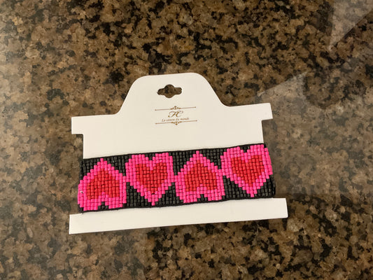 Beading Heart Bracelet
